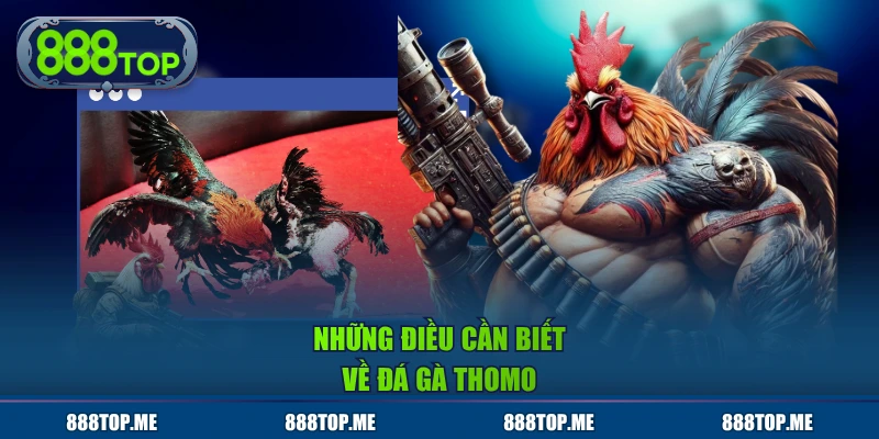 Những điều cần biết về đá gà Thomo