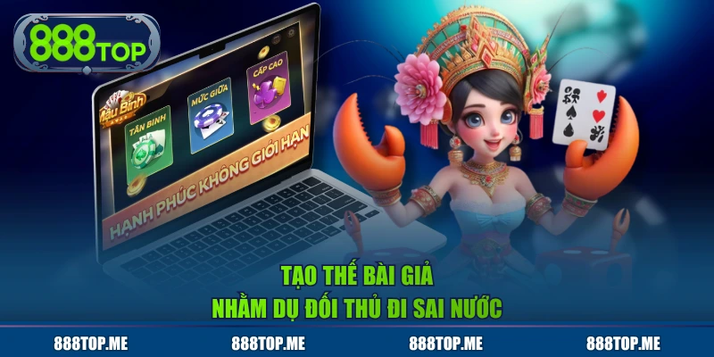 Tạo thế bài giả nhằm dụ đối thủ đi sai nước